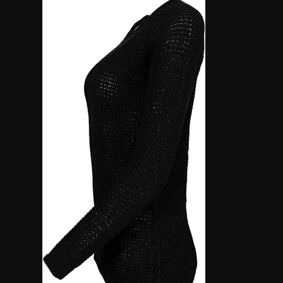 Ambiance Apparel Black Knit Sweater Top - Picture 4 of 10